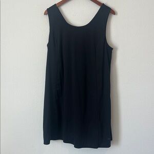 MONDETTA Black Sleeveless Athletic Dress